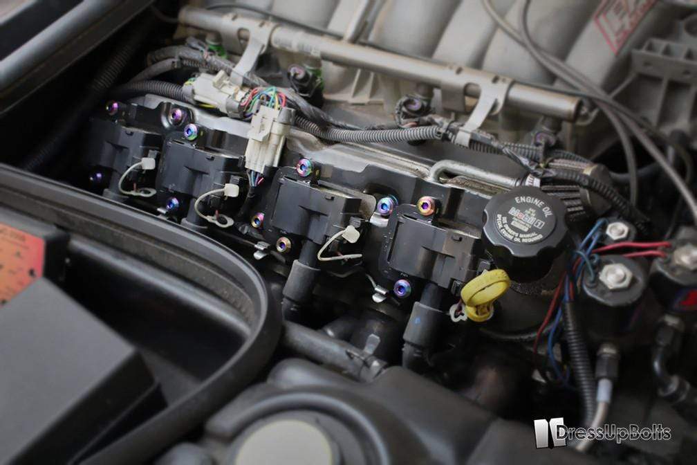 LS1 - LS6 Titanium Dress Up Bolts Coil Pack Kit (Corvette, Camaro, Trans AM, GTO) - DressUpBolts.com
