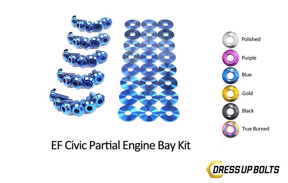 Dress Up Bolts Stage 1 Titanium Hardware Engine Bay Kit