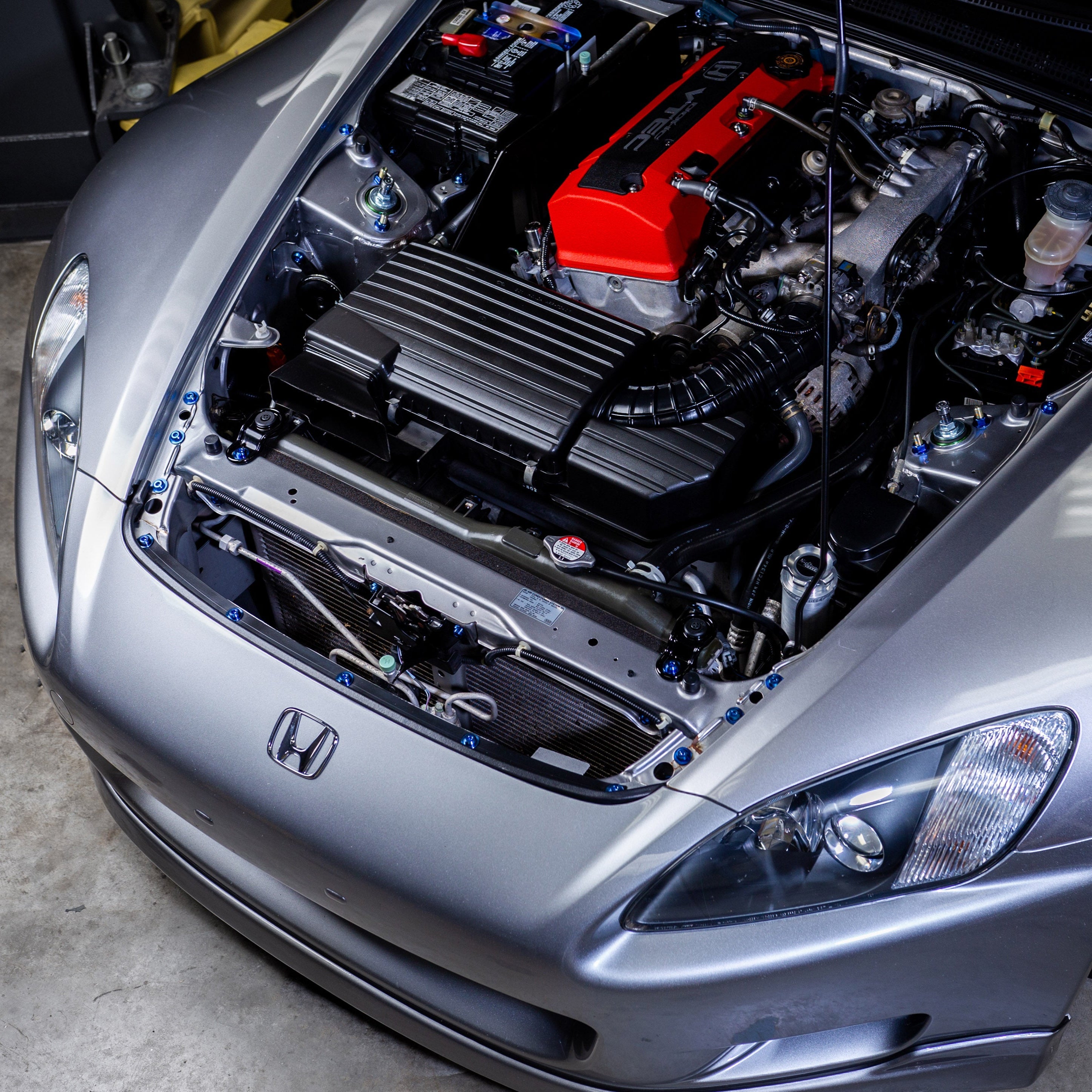 Stage 3 Titanium Hardware Engine Bay Kit - Honda S2000 (2000-2009
