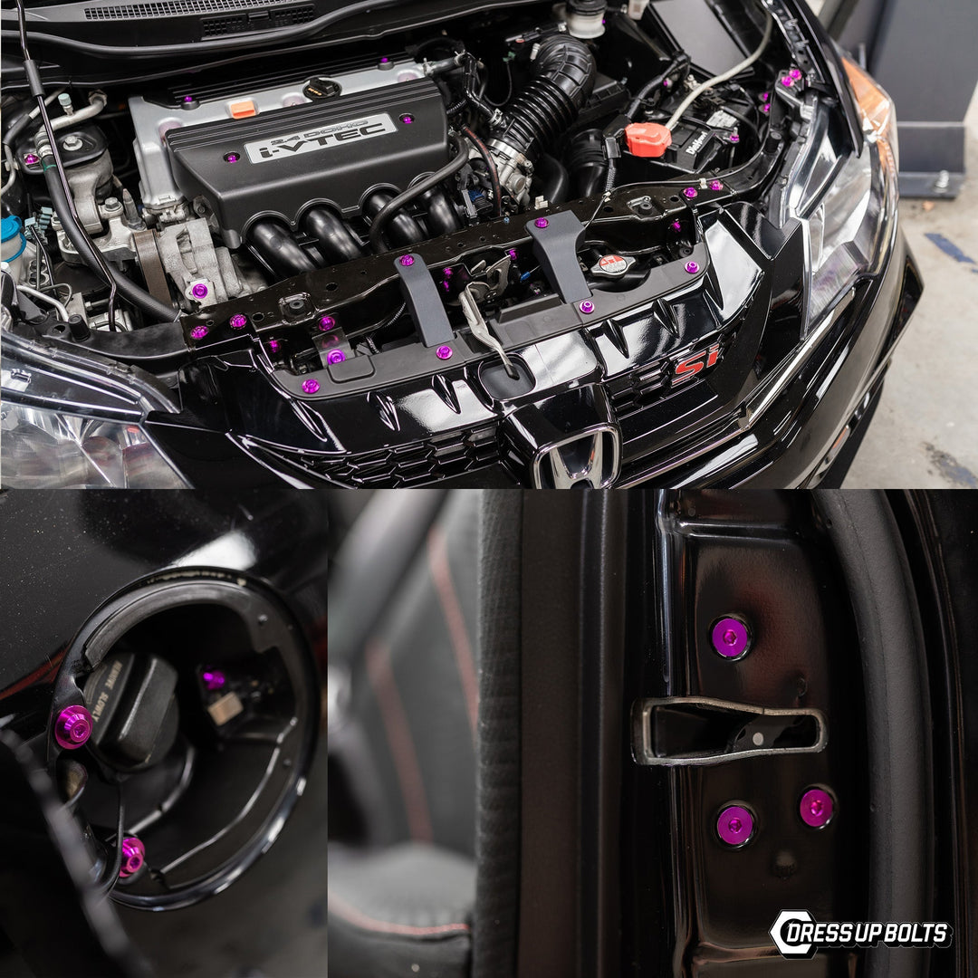 Titanium Hardware Plastic Clip Delete Kit - Honda Civic Si (2012-2015)