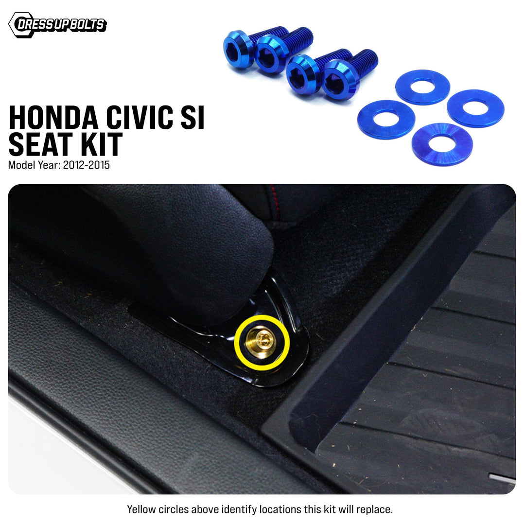 Titanium Hardware Seat Kit - Honda Civic Si (2012-2015)