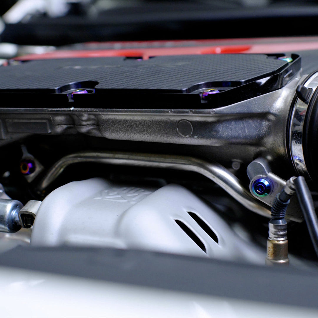 Titanium Hardware Turbocharger Water Pipe Kit - Honda K20C1 Engine