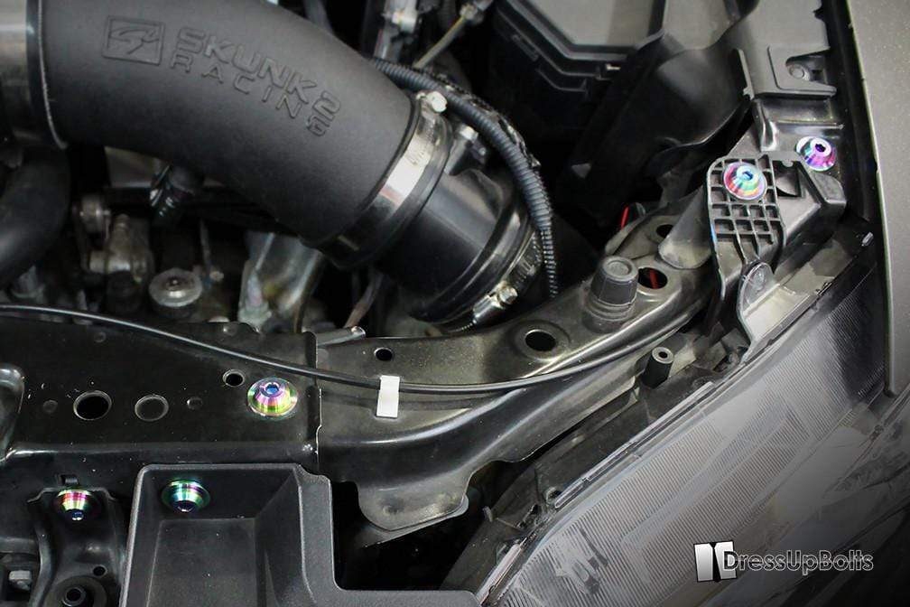 Honda Civic (2012-2015) Titanium Ti Dress Up Bolts Engine Bay Kit - DressUpBolts.com