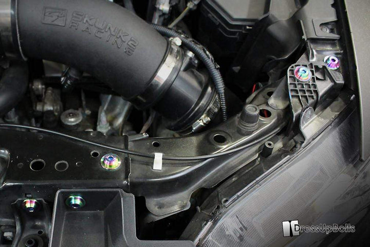 Honda Civic (2012-2015) Titanium Ti Dress Up Bolts Engine Bay Kit - DressUpBolts.com