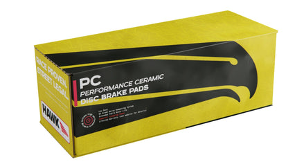 HAWK Performance Performance Ceramic Street Brake Pads - Fits Front YSCPF4a YSCPF6a / Rear YSCPR6b Calipers