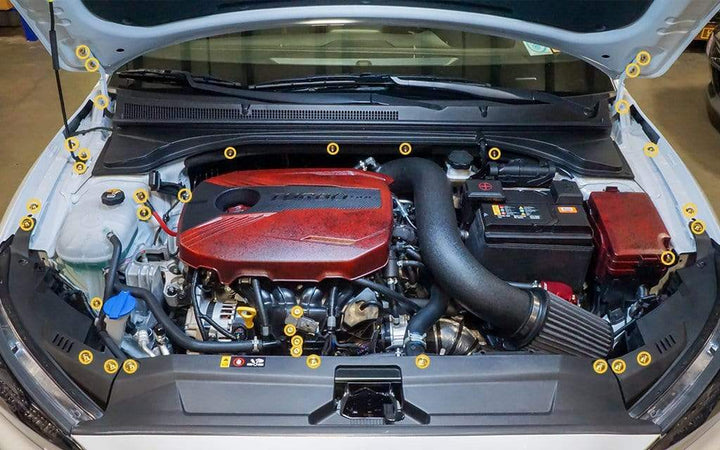 Titanium Hardware Engine Bay Kit - Hyundai Veloster (2019-2022)