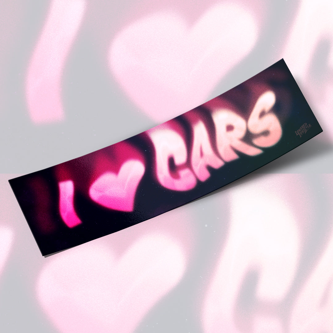 Box Sticker – I Love Cars