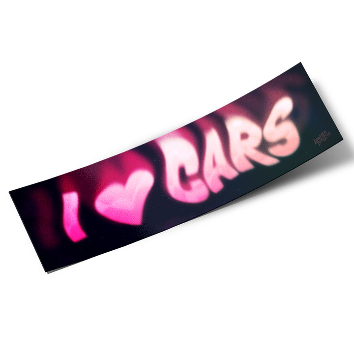 Box Sticker – I Love Cars