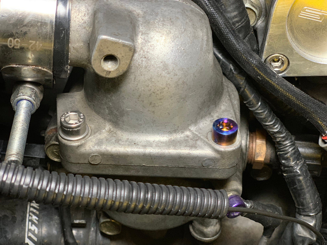 JDC Titanium Thermostat Housing Replacement Kit | Evo 7/8/9