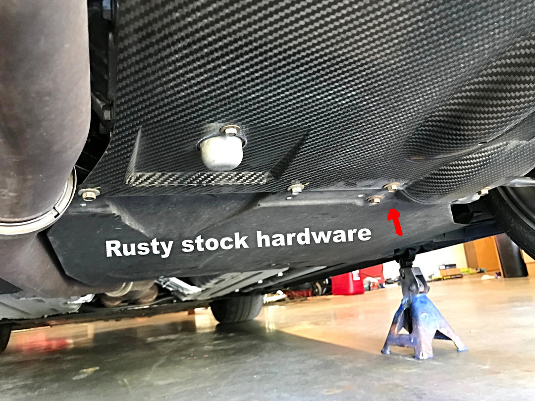 JDC Stainless Steel Under-Body Replacement Hardware Kit | Nissan R35 GT-R