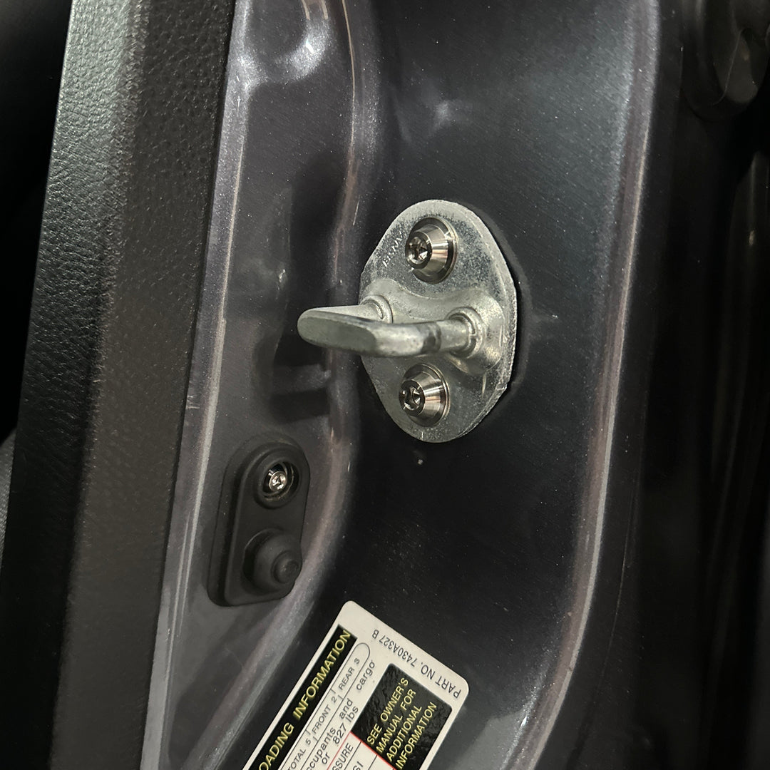 JDC Titanium Interior Door Hardware Kit | Mitsubishi Evo 8/9