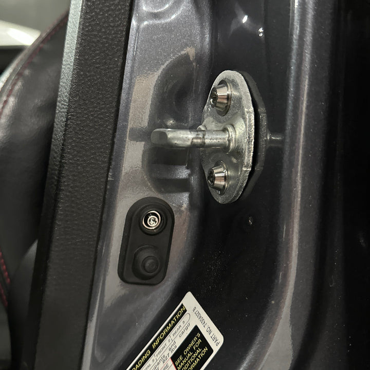JDC Titanium Interior Door Hardware Kit | Mitsubishi Evo 8/9