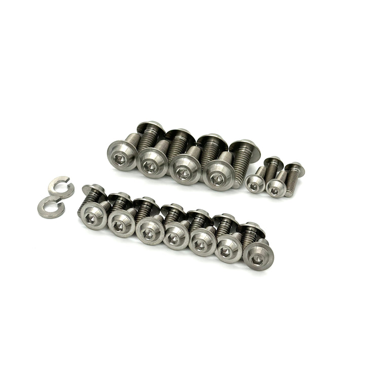 JDC Titanium Interior Door Hardware Kit | Mitsubishi Evo 8/9