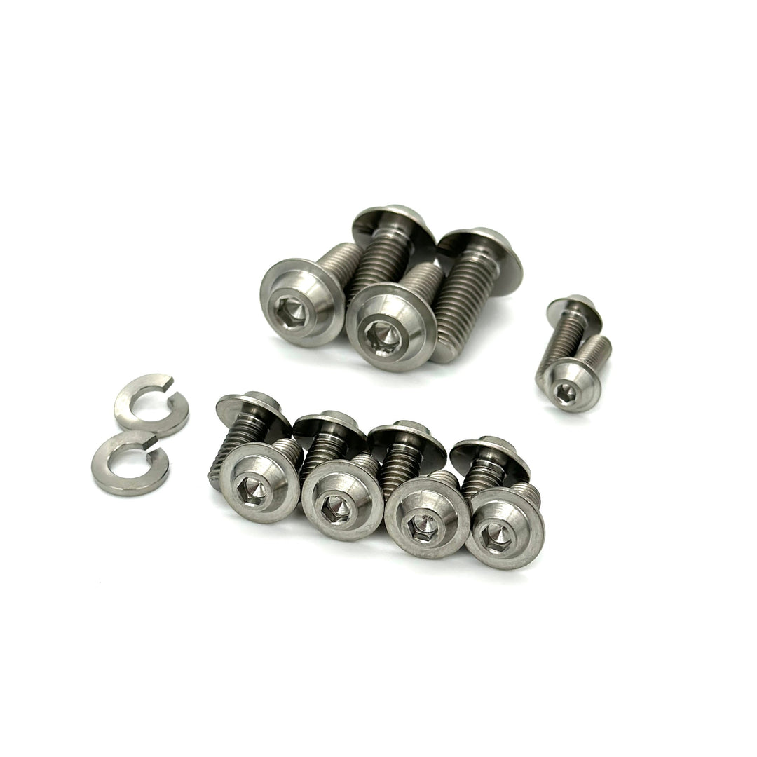 JDC Titanium Interior Door Hardware Kit | Mitsubishi Evo 8/9