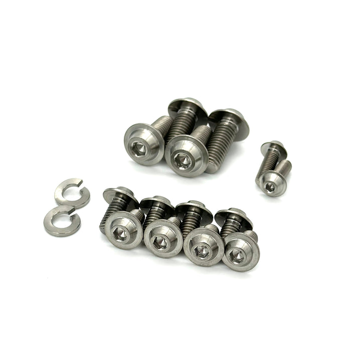 JDC Titanium Interior Door Hardware Kit | Mitsubishi Evo 8/9