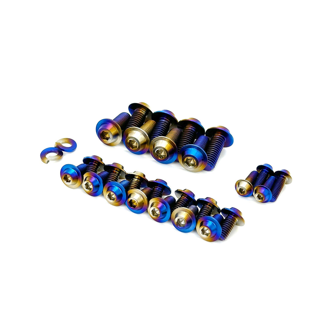 JDC Titanium Interior Door Hardware Kit | Mitsubishi Evo 8/9