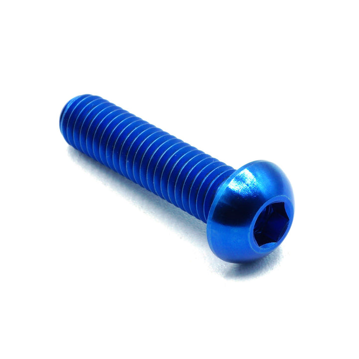 M6 x 1.00 x 25mm Titanium Button Head Bolt