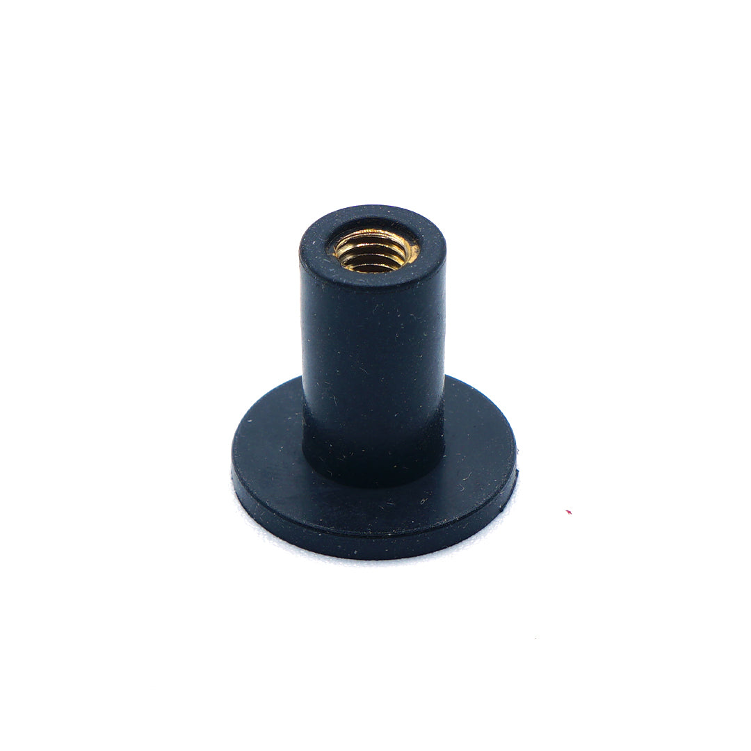 M5 x 0.8 x 16mm Large Flange Rubber Well Nut