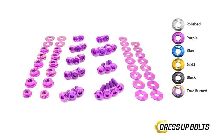 Infiniti Q50 (2017-Present) Titanium Dress Up Bolts Engine Bay Kit - DressUpBolts.com