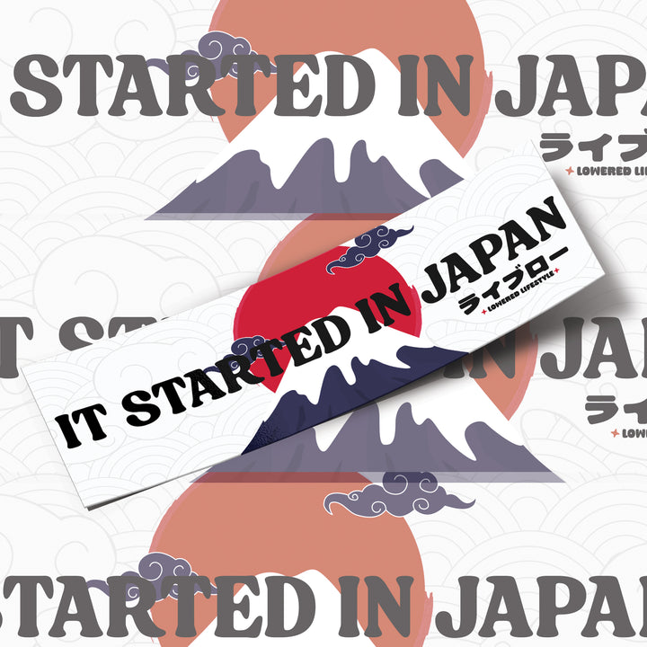 Box Sticker – It started in Japan