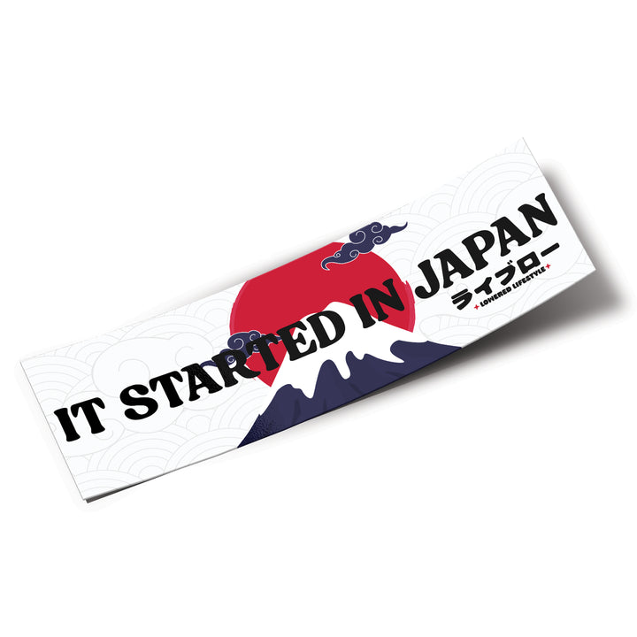 Box Sticker – It started in Japan