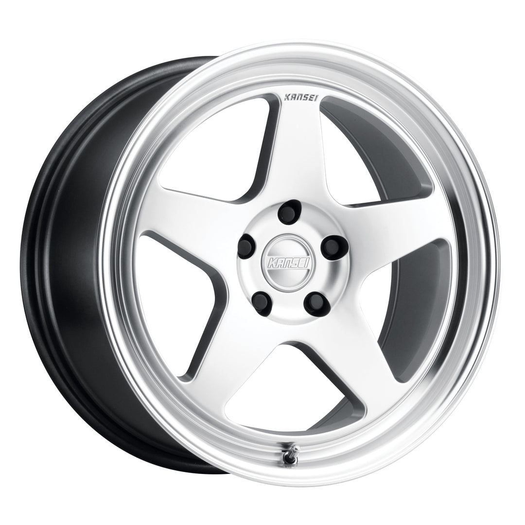 Kansei Knp wheel in Silver, 17x9, 5x114.3, +22 offset