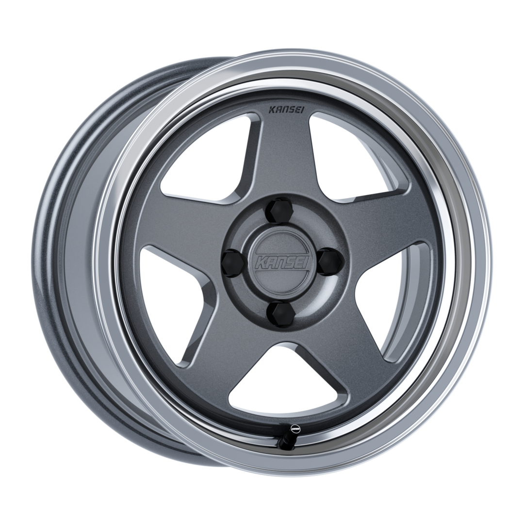 Kansei Knp wheel in Gunmetal, 15x8, 4x100, +25 offset