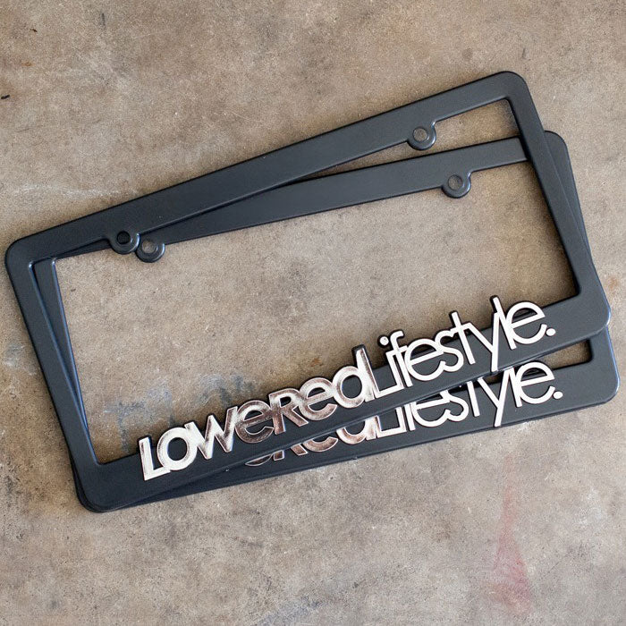 License Plate Frame with OG Logo - Chrome