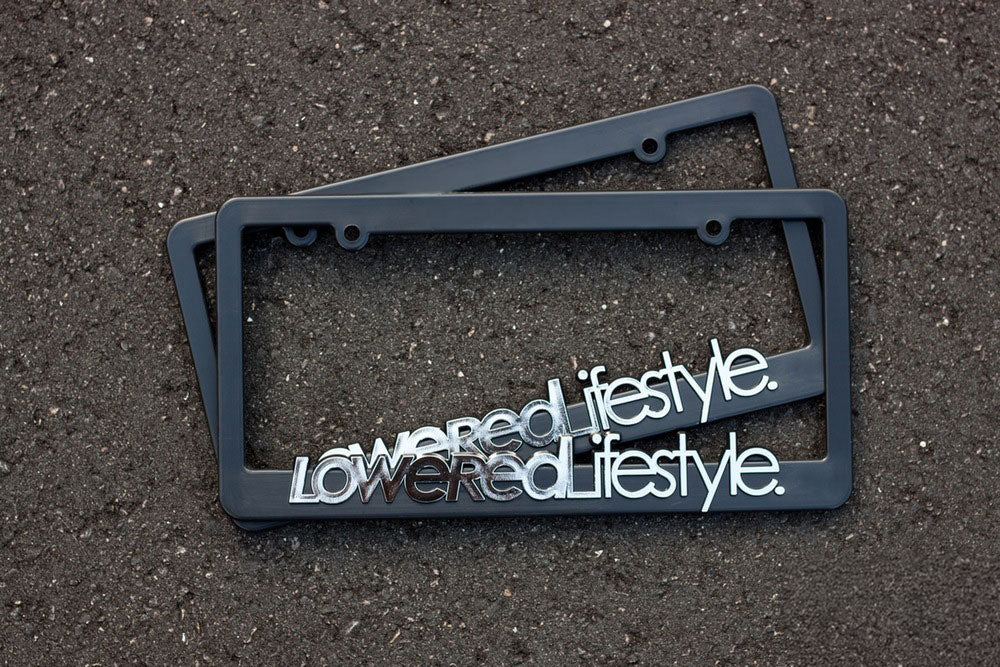 License Plate Frame with OG Logo - Chrome