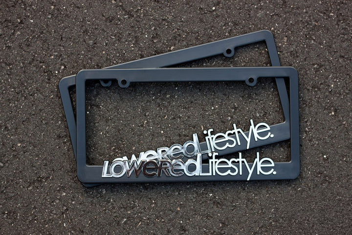 License Plate Frame with OG Logo - Chrome