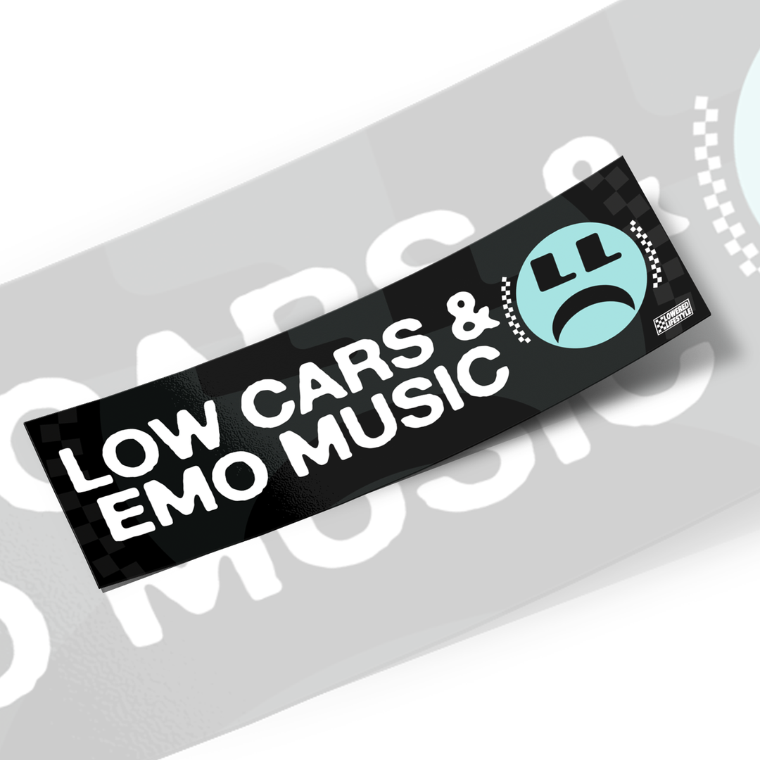 Box Sticker – Low Cars and Emo Music