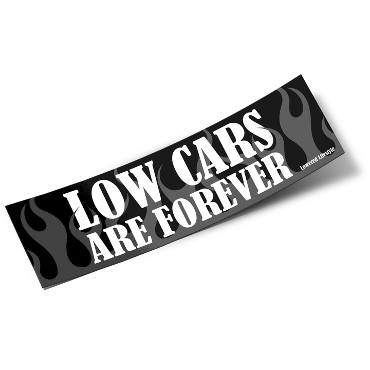Box Sticker – Low Cars Are Forever