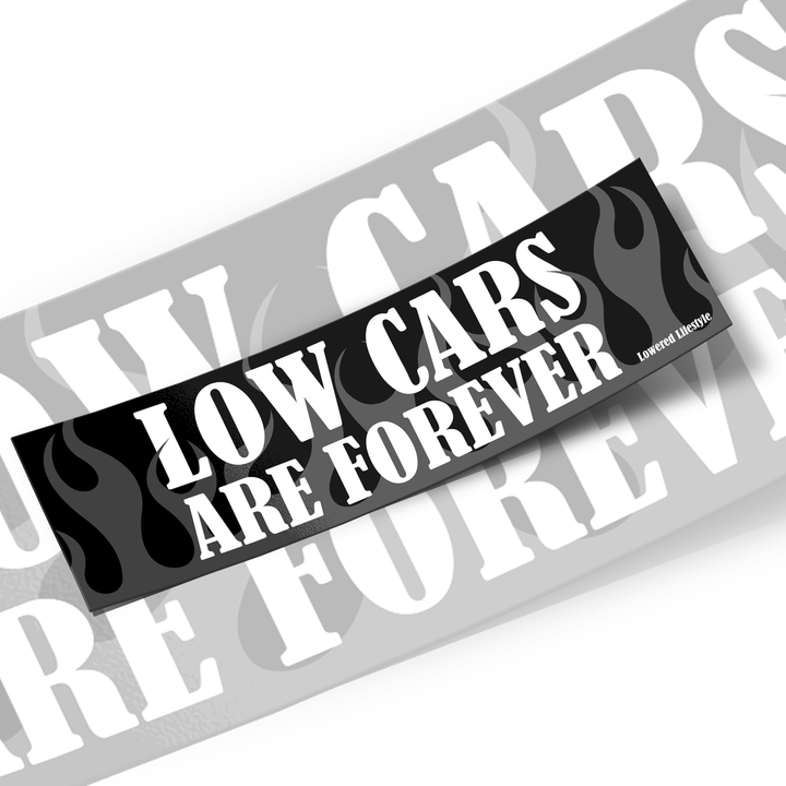 Box Sticker – Low Cars Are Forever