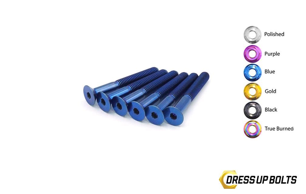 40mm Titanium Dress Up Bolts Steering Wheel Kit - DressUpBolts.com