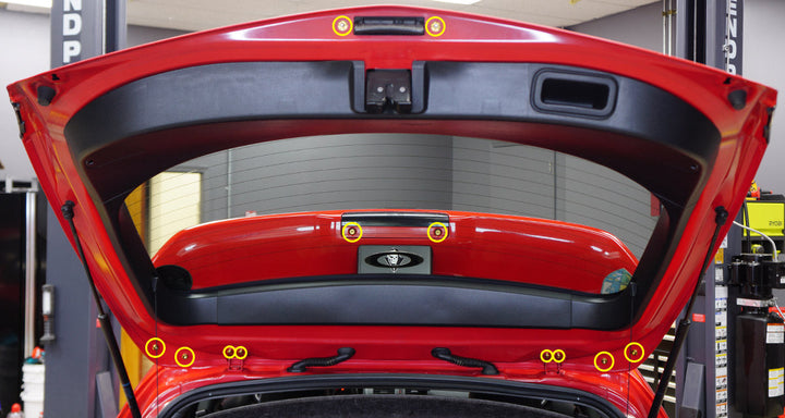 Titanium Hardware Trunk Kit - Mazda Speed3 (2007-2009)