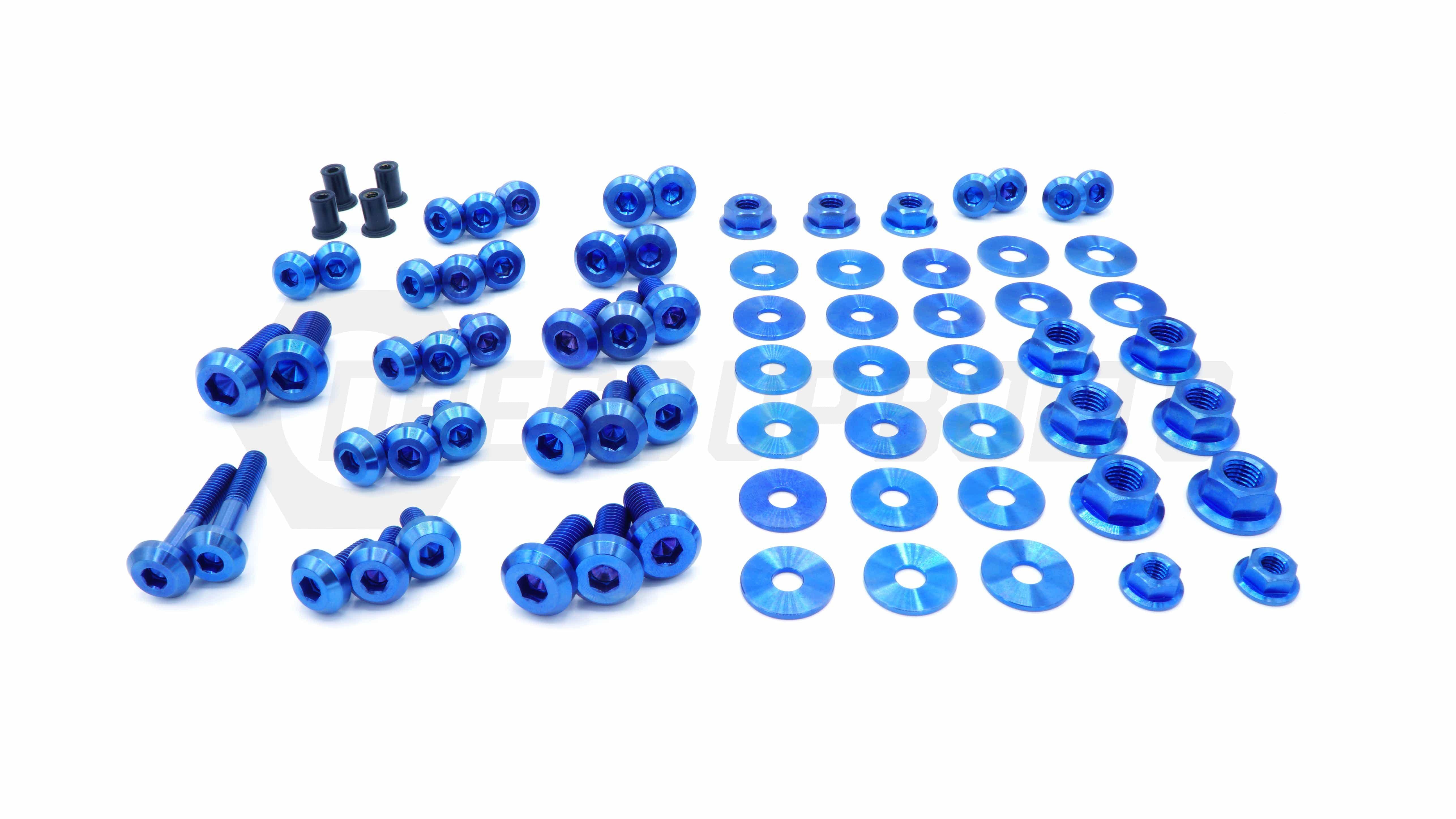 Mitsubishi Evo IX Titanium Dress Up Bolts Engine Bay Kit