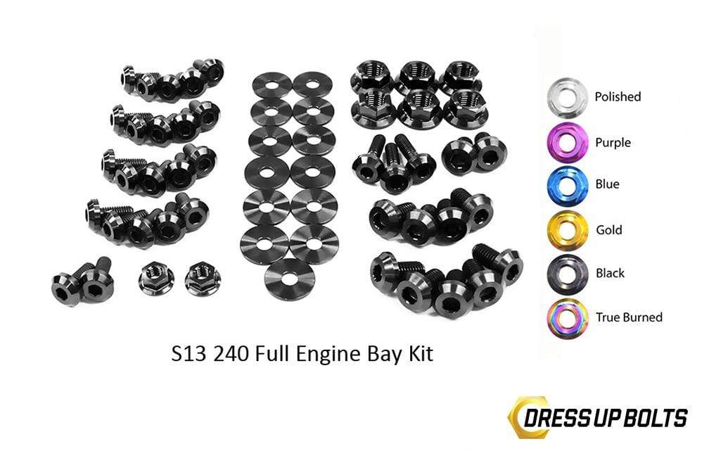 Nissan S13 240sx (1989-1995) Titanium Dress Up Bolts Full