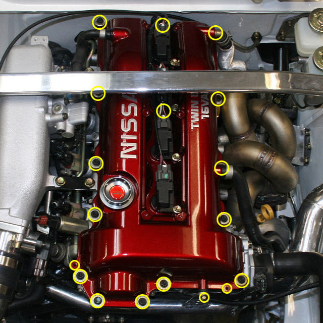 Titanium Hardware Valve Cover Kit - SR20DET VTC