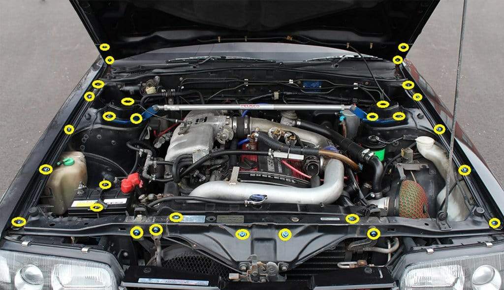 Conjunto De Parafusos De Cabeça Para Nissan Skyline R31 Patrol GQ