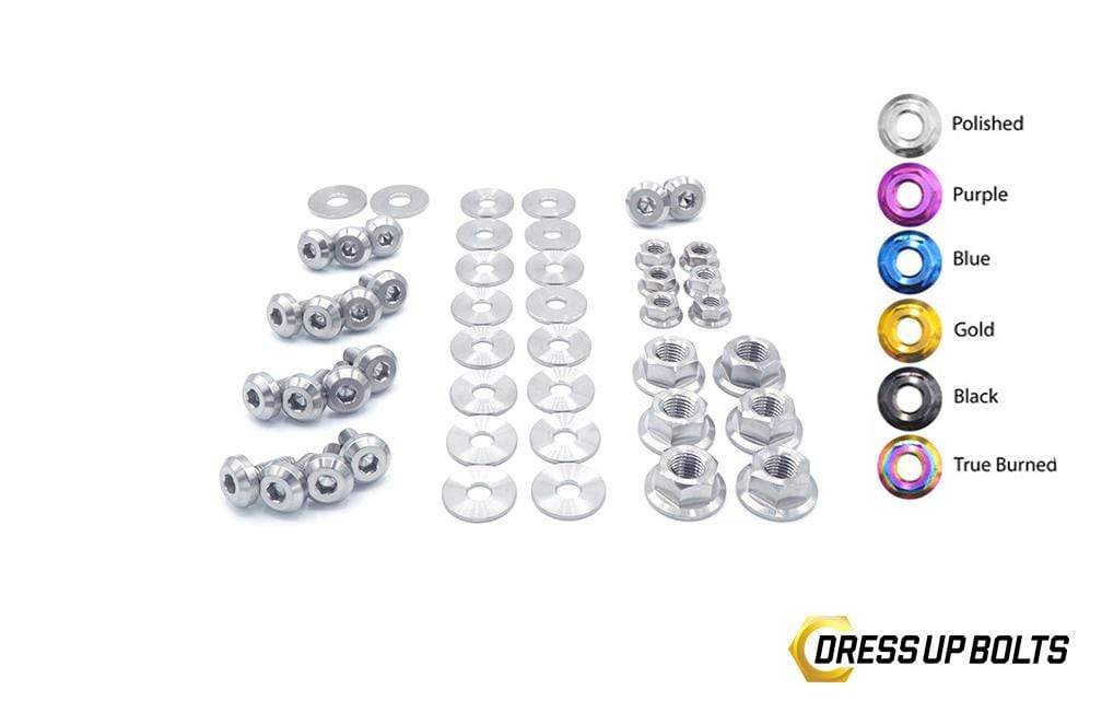 Nissan S15 (1999-2002) Titanium Dress Up Bolts Partial Engine Bay Kit - DressUpBolts.com