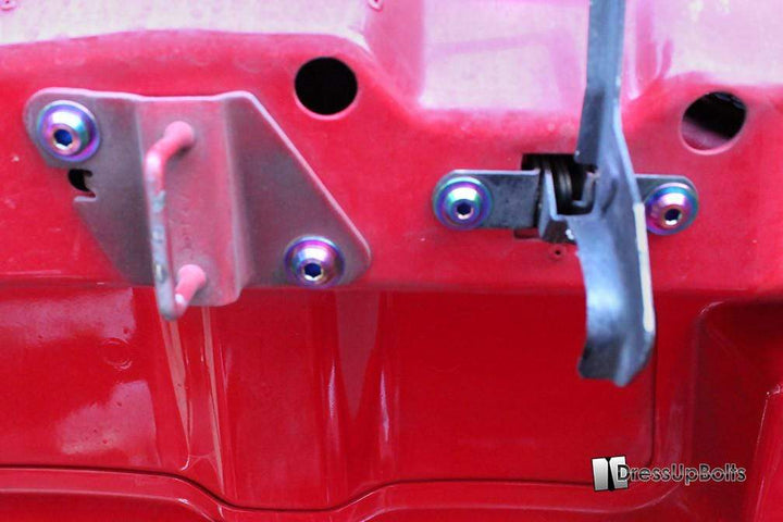 Pontiac Firebird/Trans Am (1998-2002) F-Body Titanium Dress Up Bolts Hood Kit - DressUpBolts.com