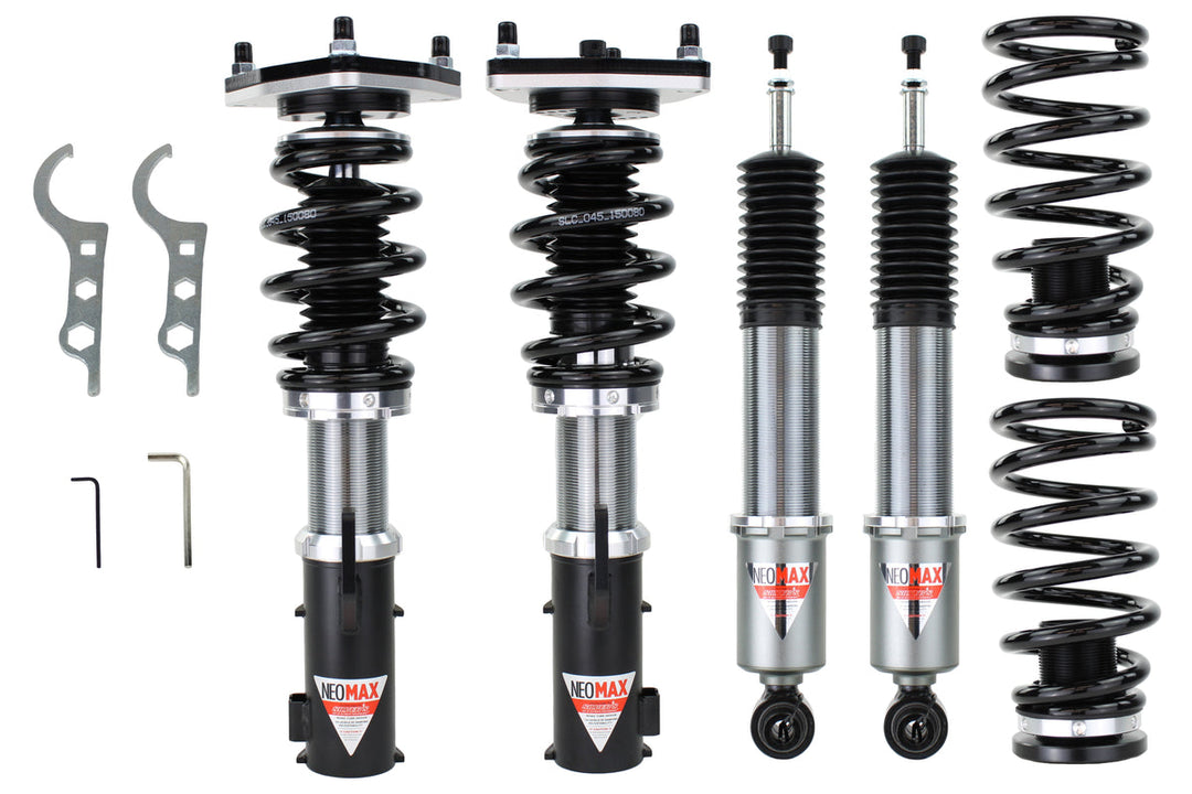 Silver's NEOMAX coilovers for Hyundai Genesis Coupe Gen 2 OEM rear 2013–2016