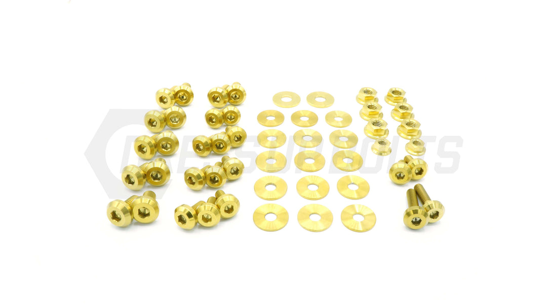 Subaru WRX and STi (2004-2005) Titanium Dress Up Bolts Engine Bay Kit - DressUpBolts.com