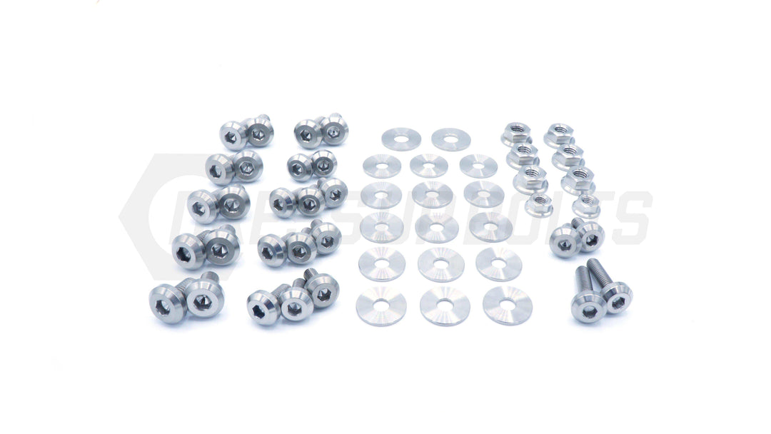 Subaru WRX and STi (2004-2005) Titanium Dress Up Bolts Engine Bay Kit - DressUpBolts.com