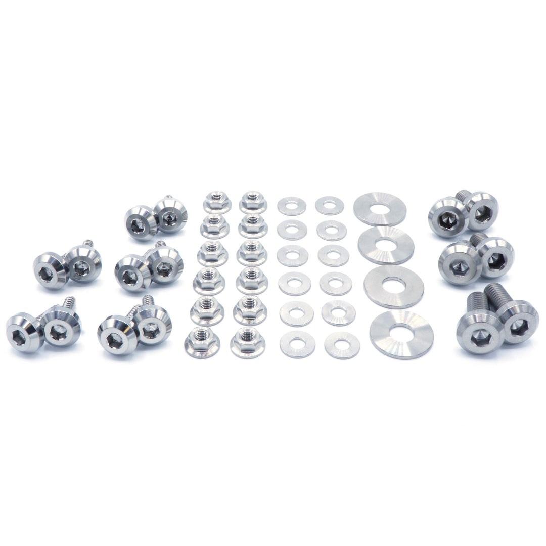 Titanium Hardware RS Hood Kit - Subaru Impreza GC8 (1992-2001)