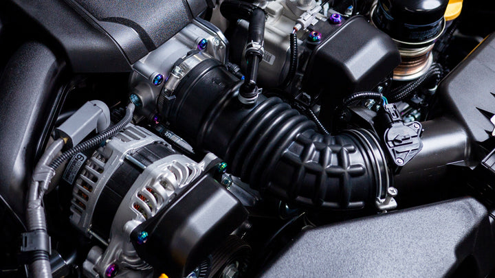 Titanium Hardware Pulley Cover Kit - Subaru FA20D/FA24D Engine