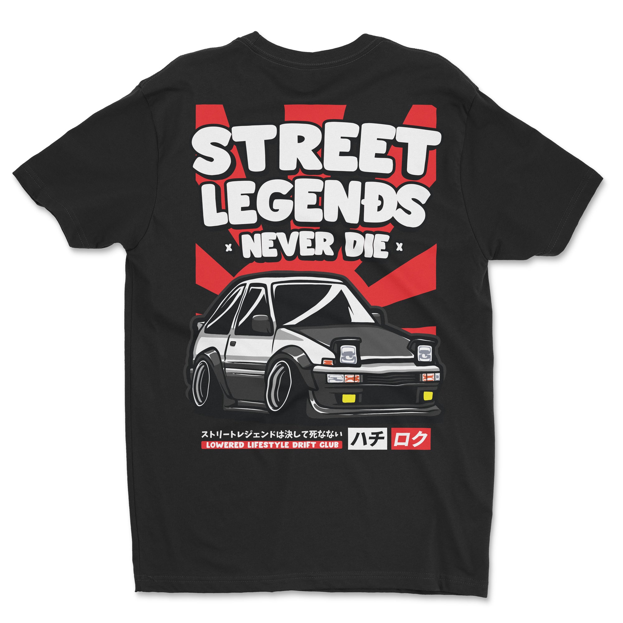 Street Legends Never Die AE86 Shirt – Lowered Lifestyle