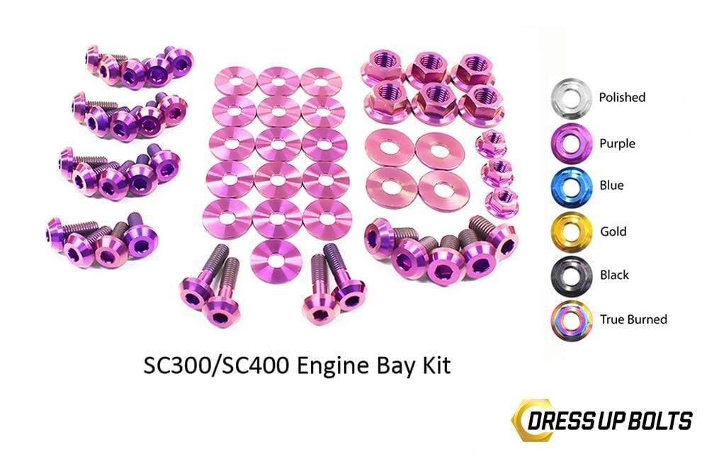 パーツ ystt Lexus SC300/SC400 (1992-2000) Titanium Dress Up Bolts Engine
