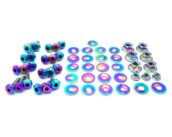 Stage 1 Titanium Hardware Engine Bay Kit - Toyota Supra MKIII (1986-1992)