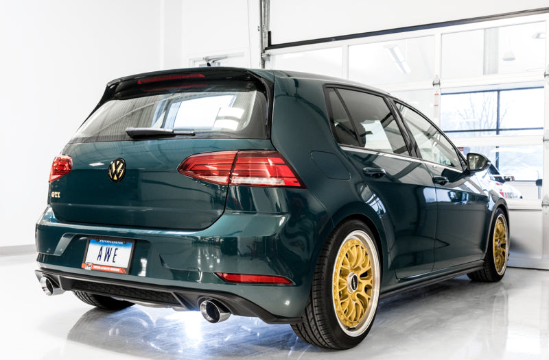 AWE Tuning Volkswagen GTI MK7.5 2.0T Touring Edition Exhaust w/Chrome Silver Tips 102mm